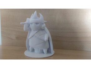 hollow knight nailmaster mato La impresión en 3d carácter juego de video 3d print model - Mito3D