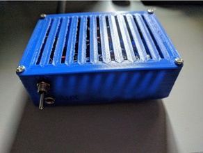 kutu 2x tpa3118 amplifikatörler elektronik amplifikatör kutusu kasa ses hoparlör hoparlörler 3d print model - Mito3D