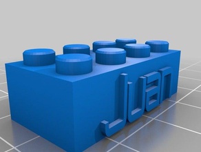 lego juan Bau-Spielzeug kundengebundene 3d print model - Mito3D