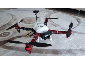 dji f450 drone tampa superior novo desi gn r c veículos topcover 3d print model - Mito3D