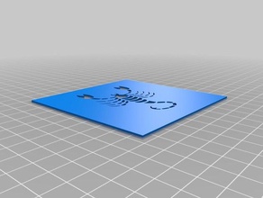 scorpio art tools customized 3d print model - Mito3D