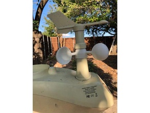 ambient weather anemometer replacement parts rotor ws-1000 ws-1001 ws-1200 ws-1201 ws-1400 ws-1401 3d print model - Mito3D