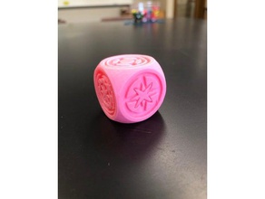 star realms dual faction dice Spielzeug & game Zubehör 3d print model - Mito3D