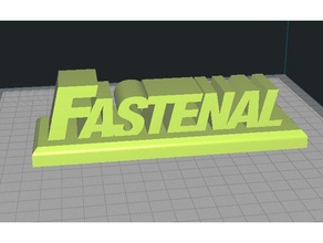 masa fastenal adı dekor 3d logosu oyuncağı 3d print model - Mito3D