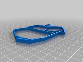 origami Elefant Dekor kundengebundene 3d print model - Mito3D