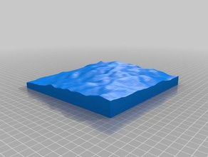 terrain model 3d print model - Mito3D
