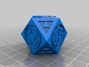 star realms commander dice toy & game accessories 3d print model - Mito3D