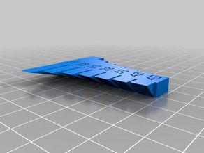 my customized overhang test 3d printing tests 3d print model - Mito3D