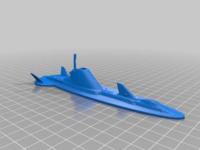 skydiver-1 slow speed surface ufo tv show vehicles 3d print model - Mito3D