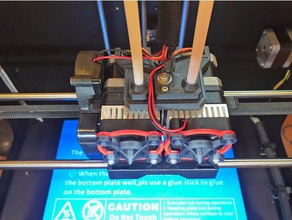 filament holder extruder cover qidi & flashforge 3d printer parts creator tech 1 3d print model - Mito3D
