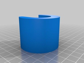 office chair strut spacer 3d print model - Mito3D