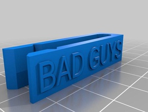 bandidos peg brinquedo & acessórios para jogos personalizado 3d print model - Mito3D