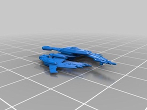 star trek - breen chel grett savaş gemisi 3d baskı 3d print model - Mito3D