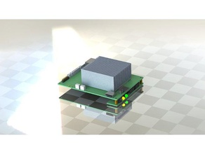 atómica pi La impresión en 3d caso 3d print model - Mito3D