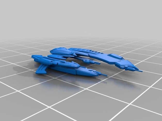 star trek - breen chel boalg savaş gemisi 3d baskı 3D print model - Mito3D