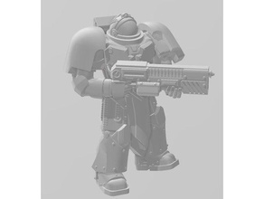 savaş kardeşler yükseltme shoulderpad oyunlar grimdark gelecek Minyatürler 3d print model - Mito3D