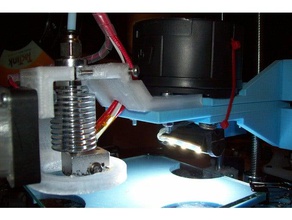 led de inclinación la luz montaje en el uso dollar tree linterna electrónica diy dólar titular del 3d print model - Mito3D