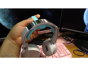 auriculares titular organización los percha soporte para 3d print model - Mito3D