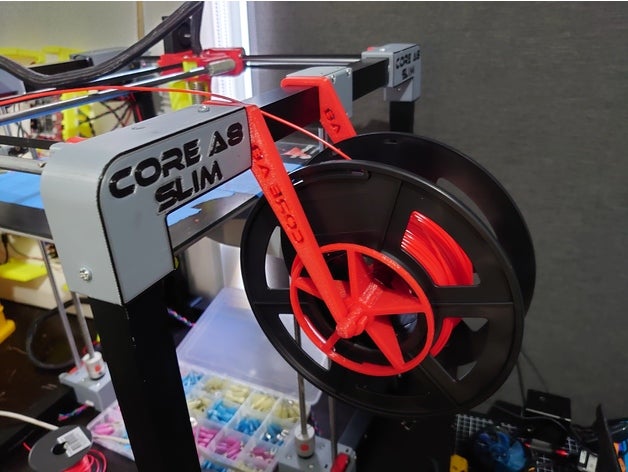 spool holder core a8 3d printer accessories 3D print model - Mito3D