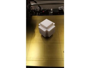 verrouillage 3 pièces de puzzle la croix-cube truc puzzles Puzzle en 3d jouet 3d print model - Mito3D