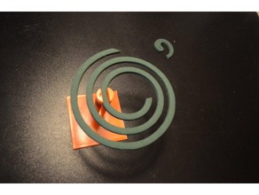 mosquito coil holder household 3d print model - Mito3D
