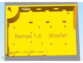 crealtiy cr-10 independiente de la ramps 14 Impresora 3d las piezas cr10 creality creado freecad rampas caja 3d print model - Mito3D