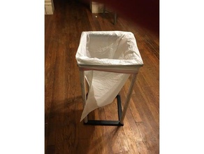 portable trash bag holder household environment trashcan 3d print model - Mito3D