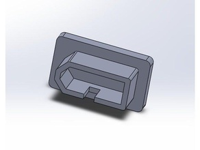 male xt60 cover electronics holder 3d print model - Mito3D