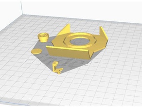 eaglemoss delorean 1 8 bttf reattore di lamiere oggetti scena 3d print model - Mito3D