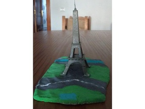 la torre eiffel las estructuras de edificios eiffeltower francia el monumento parís 3d print model - Mito3D