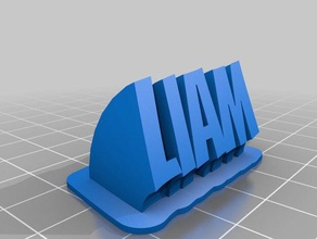 liam de la oficina personalizado 3d print model - Mito3D