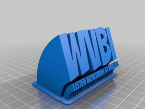 wvbi listen worldwide office customized 3d print model - Mito3D