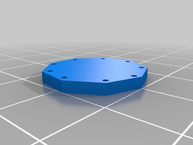 nonagon decoração 3D print model - Mito3D