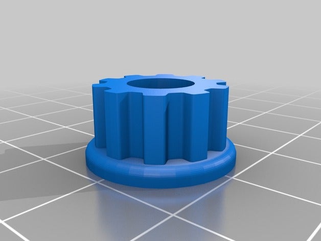 my customized parametric pulley - lots tooth profiles 3d printer parts 3D print model - Mito3D