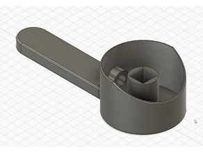 faucet lever - levier robinet replacement parts 3d print model - Mito3D