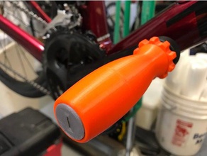 dummy pedal bicycle maintenance - redesign fdm printers hand tools tool bike crank crankset crankshaft parktool park 3d print model - Mito3D