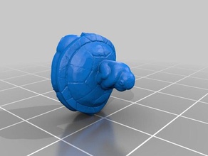 Affe, Schildkröte Skulpturen monkey 3d print model - Mito3D
