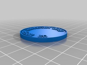 treffhaj Münzen und Abzeichen kundengebundene 3d print model - Mito3D