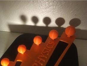 penumbra astronomy demonstration physics & shadow 3d print model - Mito3D