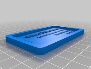 colton sac tag 2 ménage personnalisé 3d print model - Mito3D