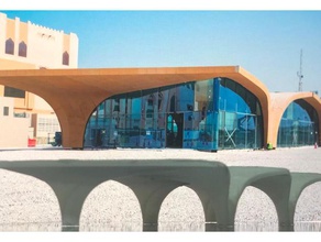 qatar metro shelter canopy buildings & structures 3d print model - Mito3D