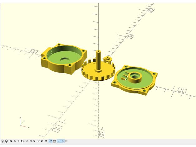 encoder óptico eletrônica 3D print model - Mito3D