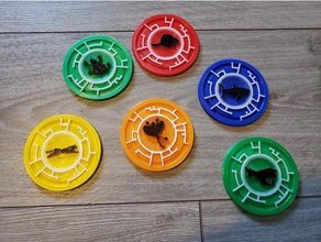 wild kratts créature d'alimentation des disques multi-couleur jouets & jeux 3d print model - Mito3D