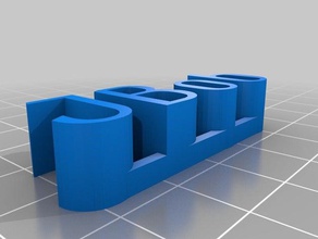 dawna55 3d placa de nome esculturas personalizado 3d print model - Mito3D