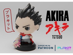 akira est tetsuo freebie jouets & jeux l'anime le manga plakit purakito 3d print model - Mito3D