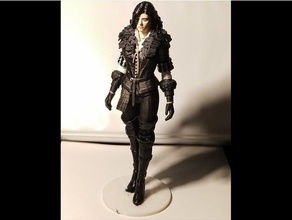 yennefer figure people witcher 3 yen 3d print model - Mito3D