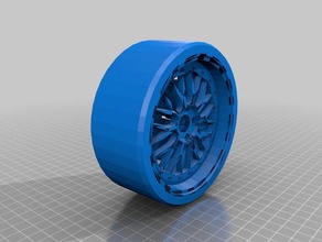 bbs ruedas y neumáticos vehículos de los 3d print model - Mito3D