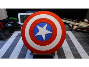 captain ' s shield america comics marvel Schild 3d print model - Mito3D