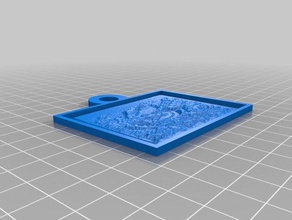kurbağa adam 2d sanat özelleştirilmiş 3d print model - Mito3D