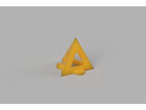 painting triangle screw tabs diy model 3d print model - Mito3D